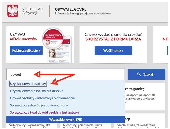 Jak Z O Y Wniosek O Dow D Osobisty Przez Internet E Urz D Inteligo