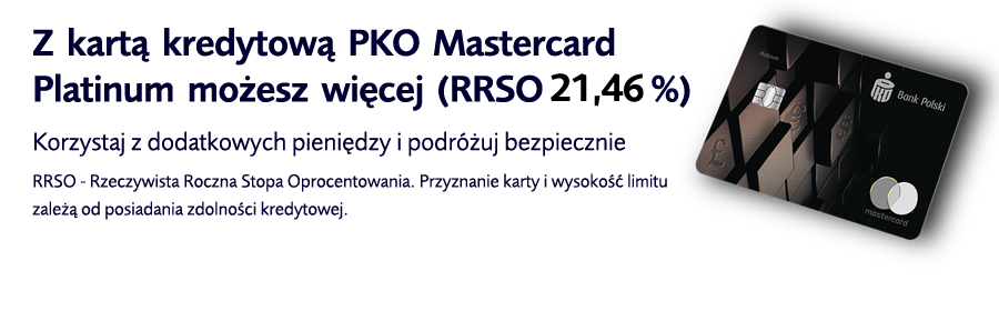 Karta kredytowa PKO Mastercard Platinum